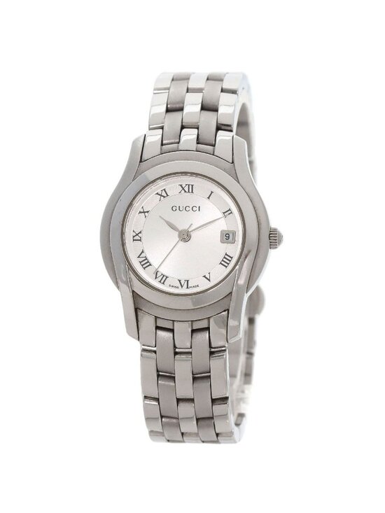 Gucci Round Face Watch SS